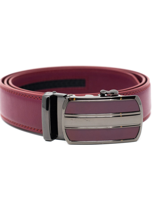 Buy Men's Leather Belts Online Plaque Buckle Leather Belt - ecliffelie  Men's Fashion Store