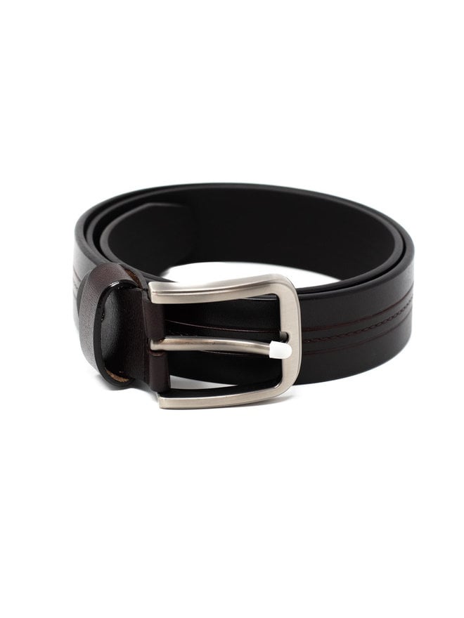 Buy Men's Leather Belts Online Plaque Buckle Leather Belt - ecliffelie  Men's Fashion Store