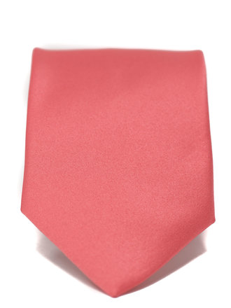 Ecliff Elie Sheen Finish Salmon Frosty Pink Tie