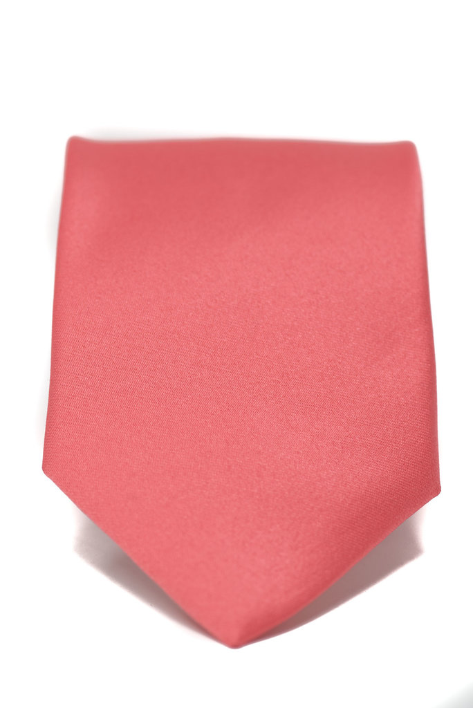 Ecliff Elie Sheen Finish Salmon Frosty Pink Tie