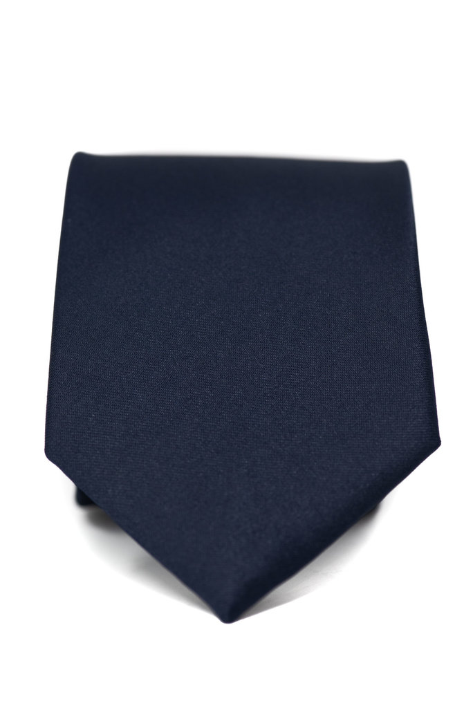 Ecliff Elie Sheen Finish Navy Blue Tie