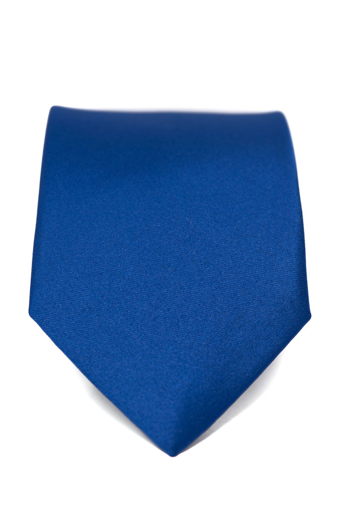 Ecliff Elie Sheen Finish Ultramarine Classic Navy Tie