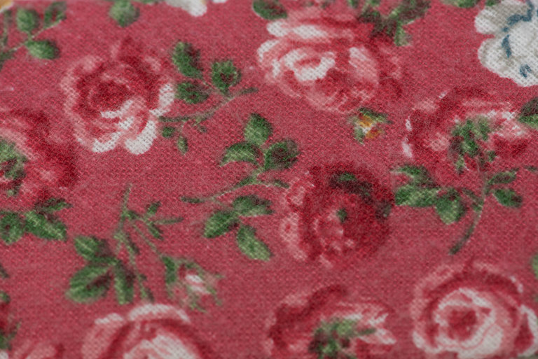 Ecliff Elie Cotton Wool Imperial Red Flower Tie