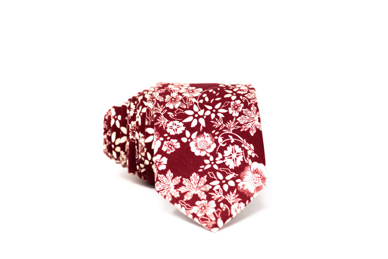 Ecliff Elie Cotton Cano Cristales Floral Tie