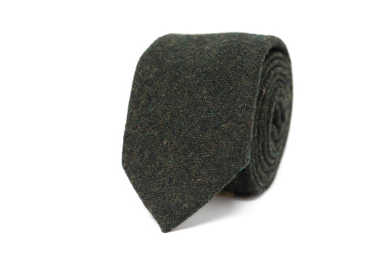 Ecliff Elie Wool Green Tie