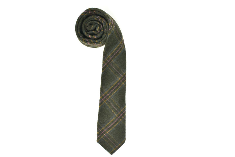 Ecliff Elie Wool Green Glenurquhart Tie