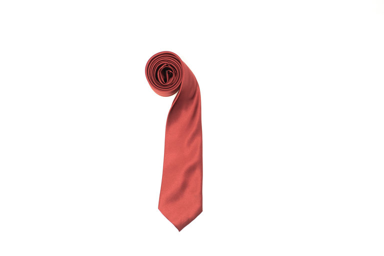 Ecliff Elie Sheen Finish Red Maroon Tie