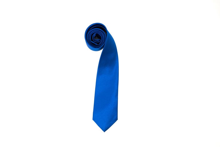 Ecliff Elie Sheen Finish Ultramarine Classic Navy Tie