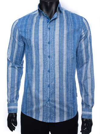 Ecliff Elie Italian Cotton Blue Sky Shirt