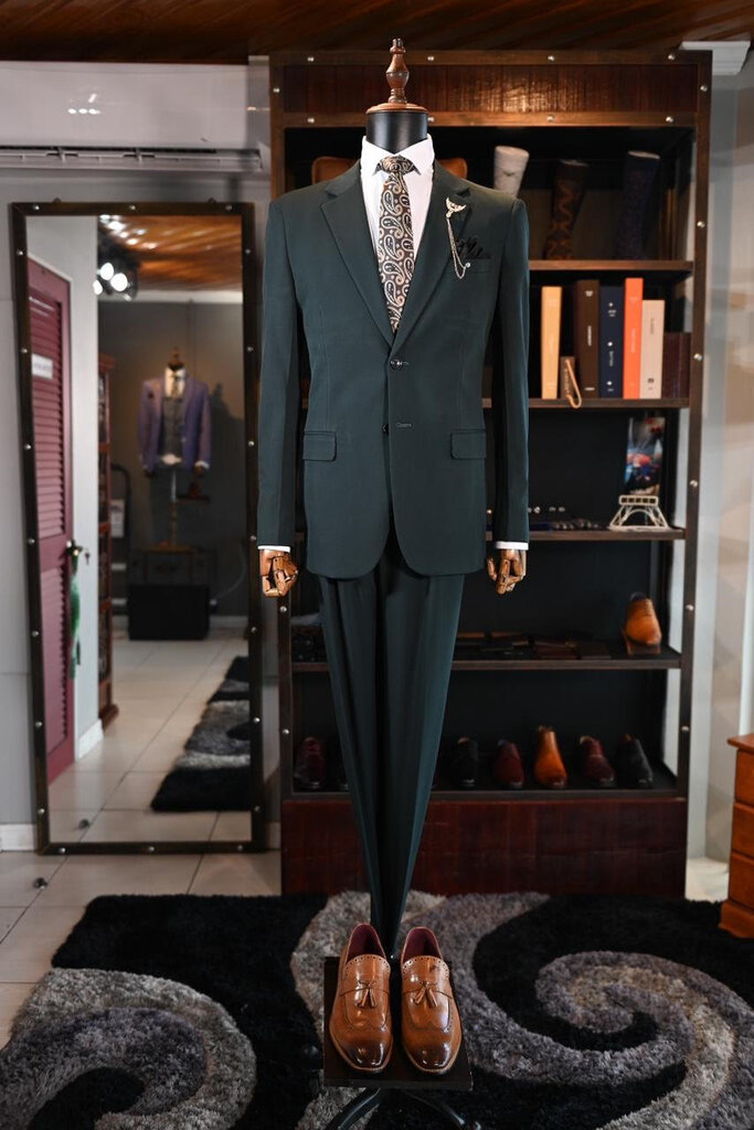 Ecliff Elie Emerald Green Trouser 58