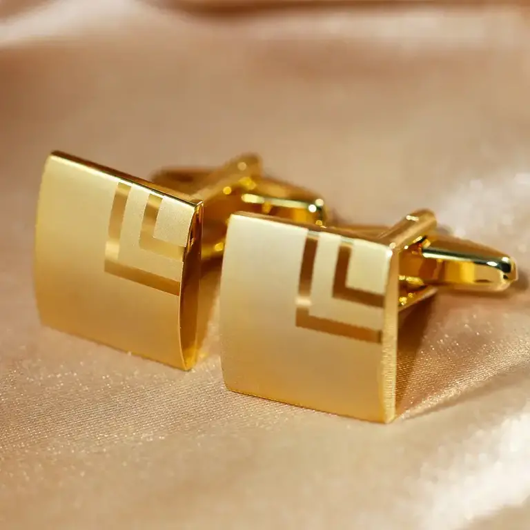 Ecliff Elie Copper Square Design Cufflink