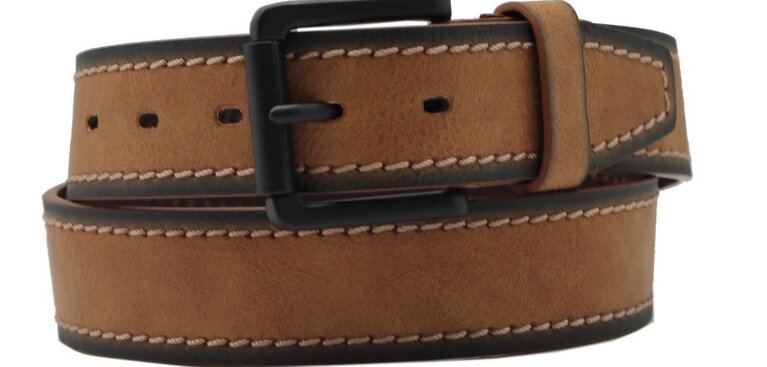 Ecliff Elie Casual light Brown leather Belt XL