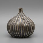 Mini Bud Vase - Bronze Lines