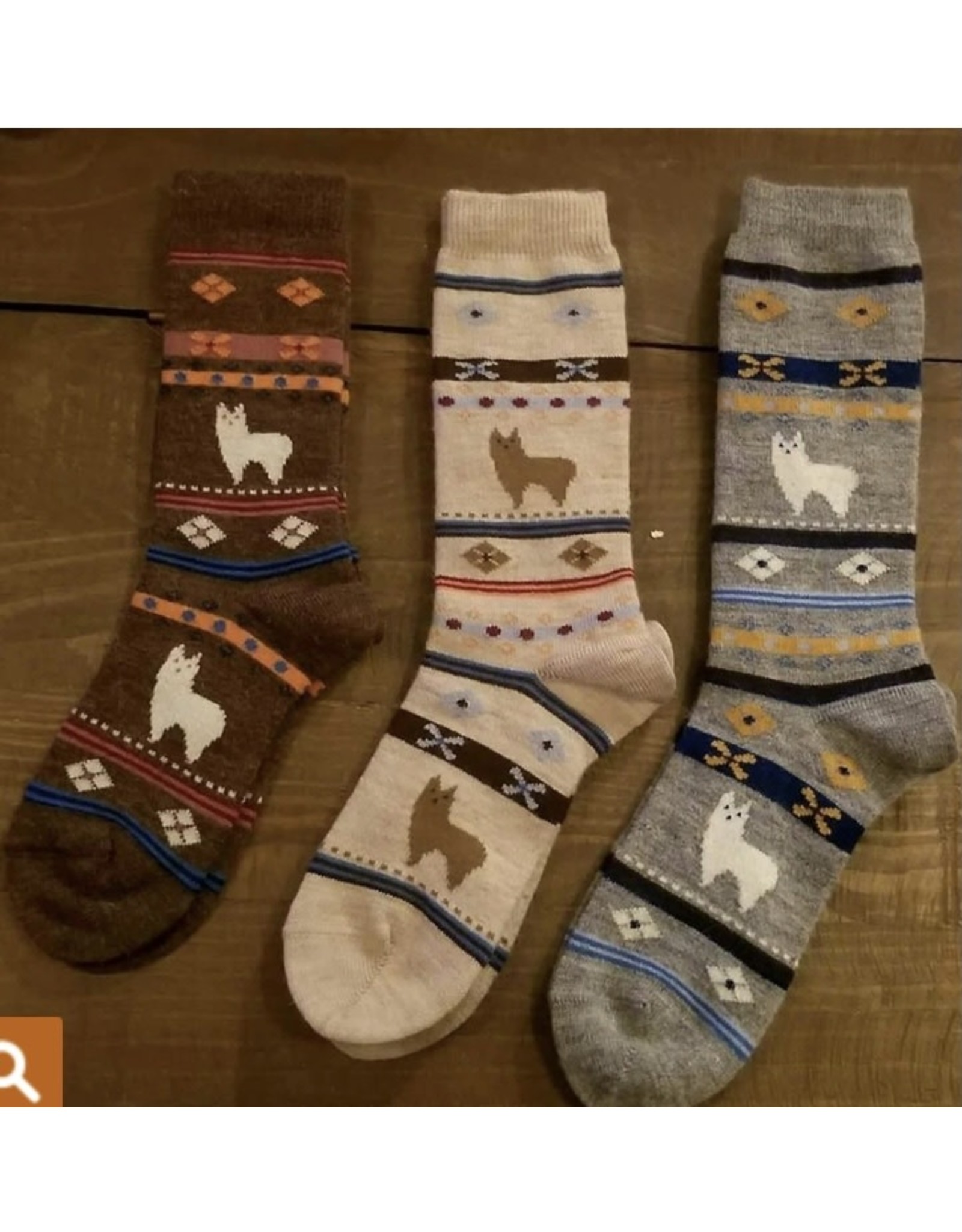 Alpaca Watching Socks - Child