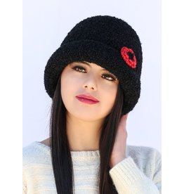 Black - Boucle Alpaca Hat