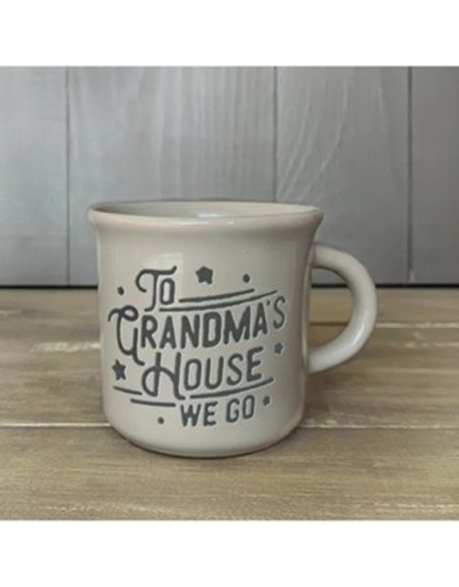 Espresso Mug- Cool Gray- To Grandmas House We Go