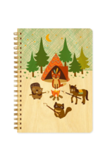 Camping Critters Wood Journal