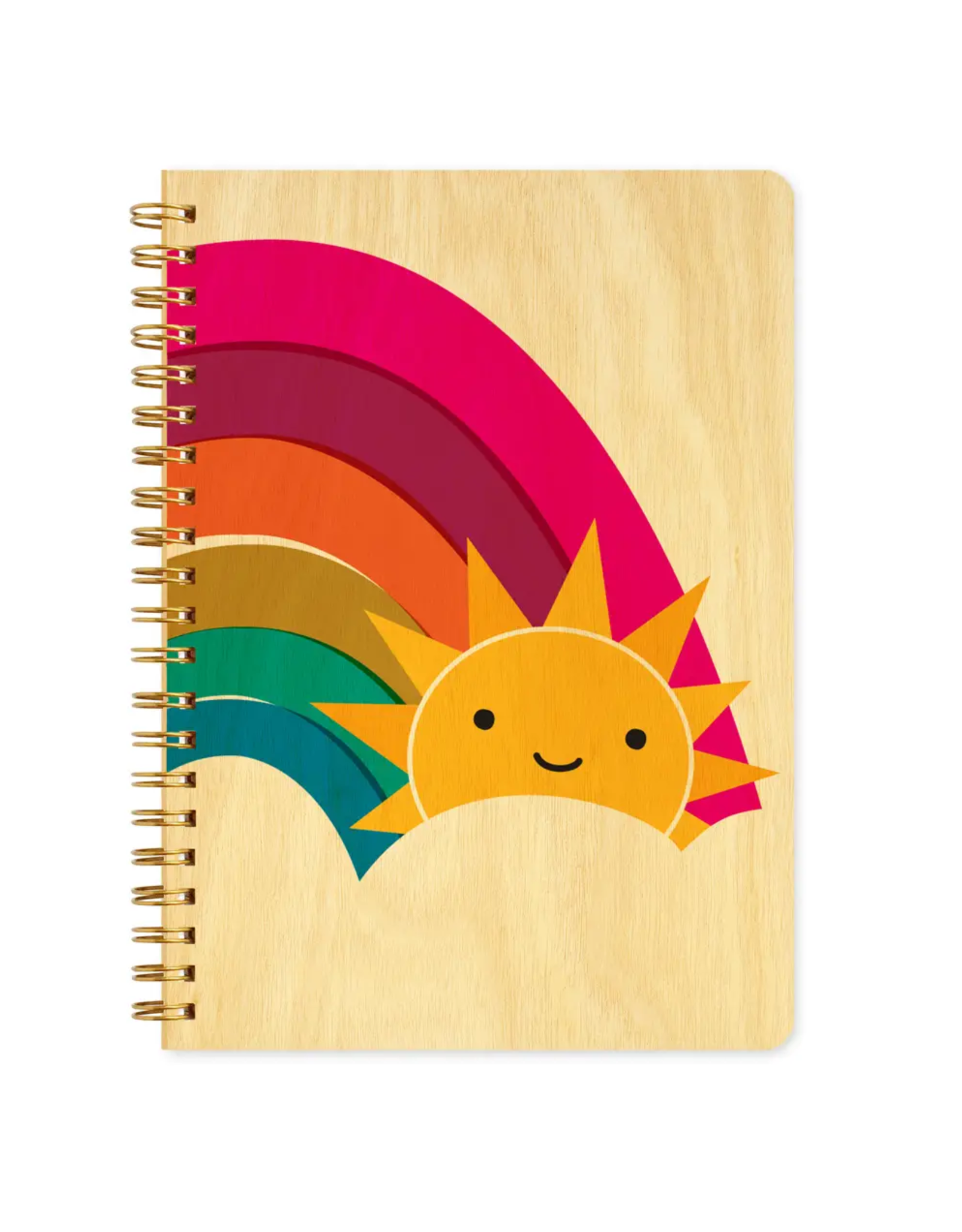 Happy Sun Wood Journal