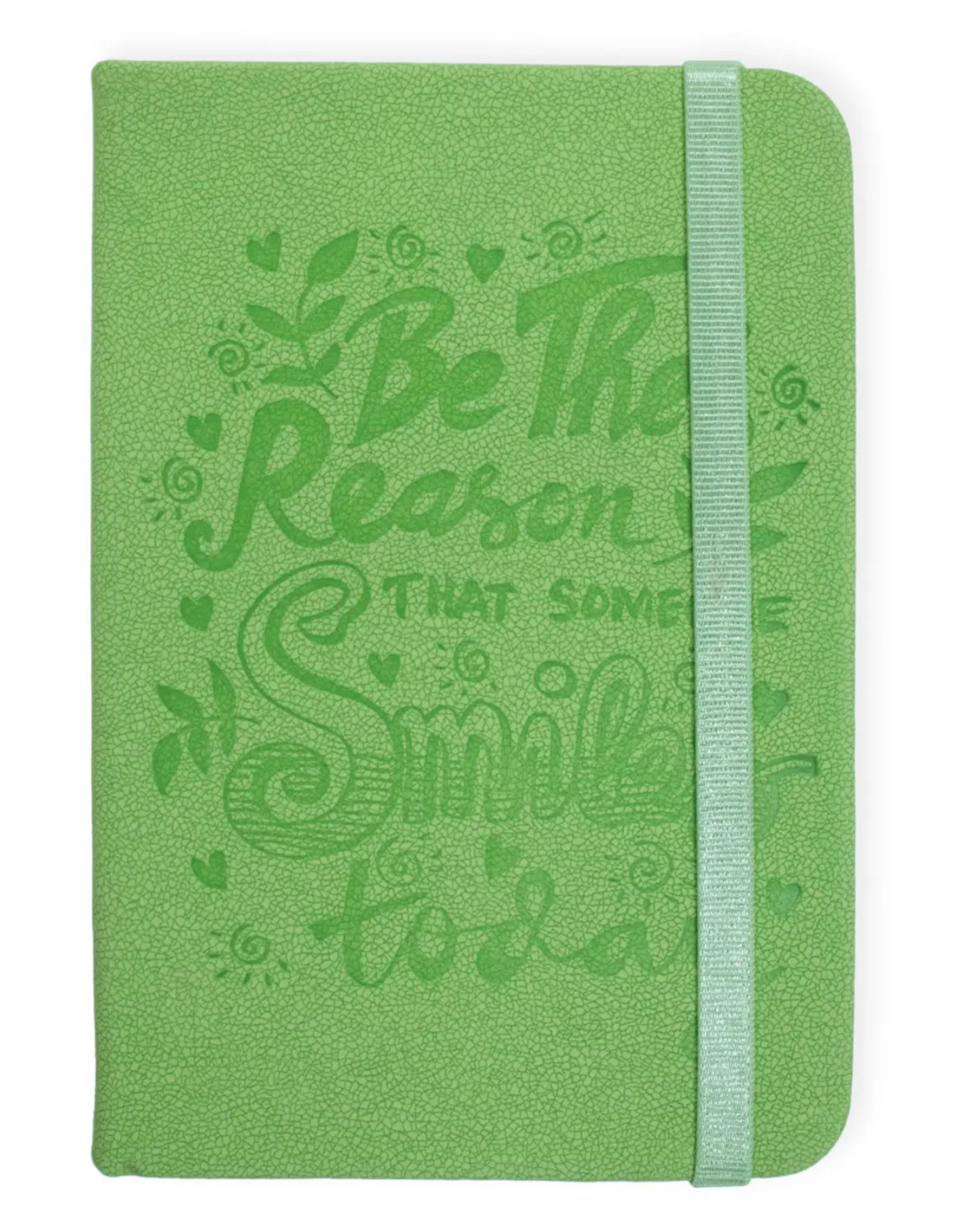 Smile Embossed Green Journal