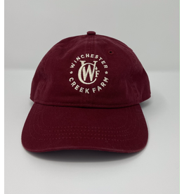 Burgundy WCF Custom Ball Cap
