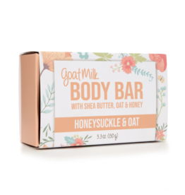 Honeysuckle & Oat Goat Milk Body Bar