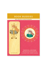 Reading Unicorn Gift Set - Bookmark and Enamel Pin