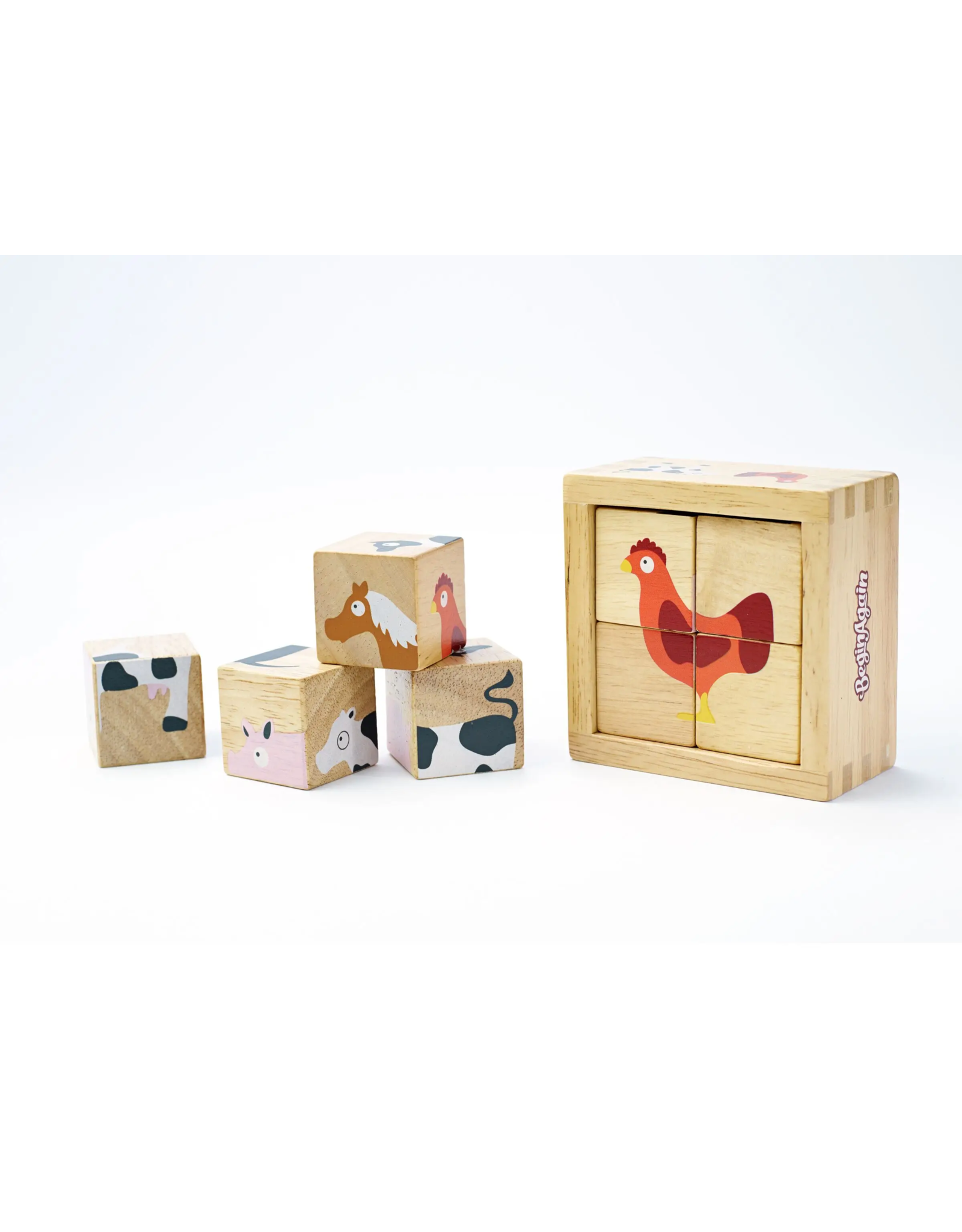 Farm Animal Buddy Blocks - Beginner Block Puzzle Set