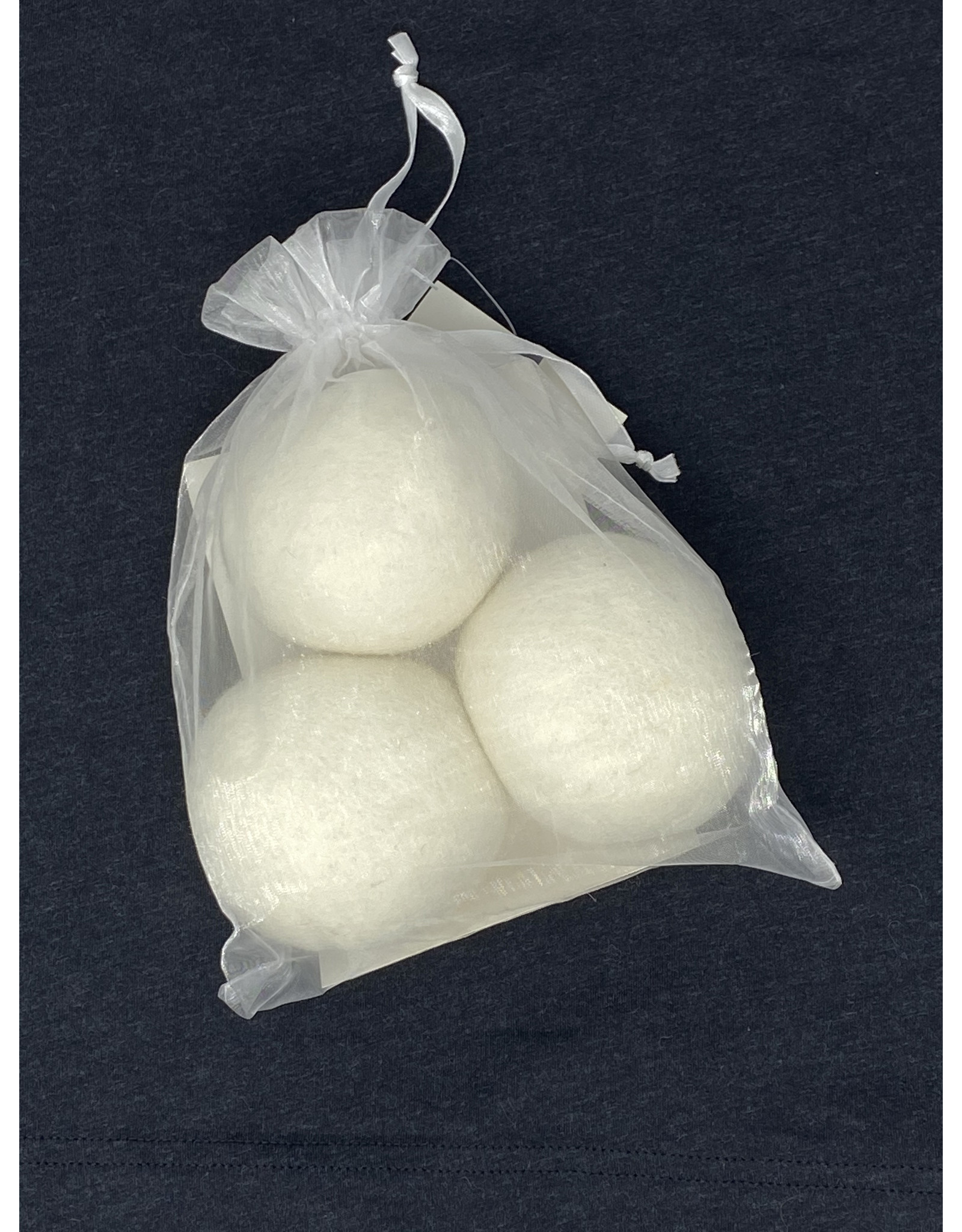 Set of 3 100 Alpaca Fiber Dryer Balls Winchester Creek Farm Granny