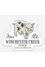 WCF Branded Stickers Set of 5 - Winchester Creek Farm Vinyl Stickers