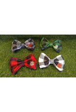 Red Buffalo Plaid Flannel Bow Tie - Large