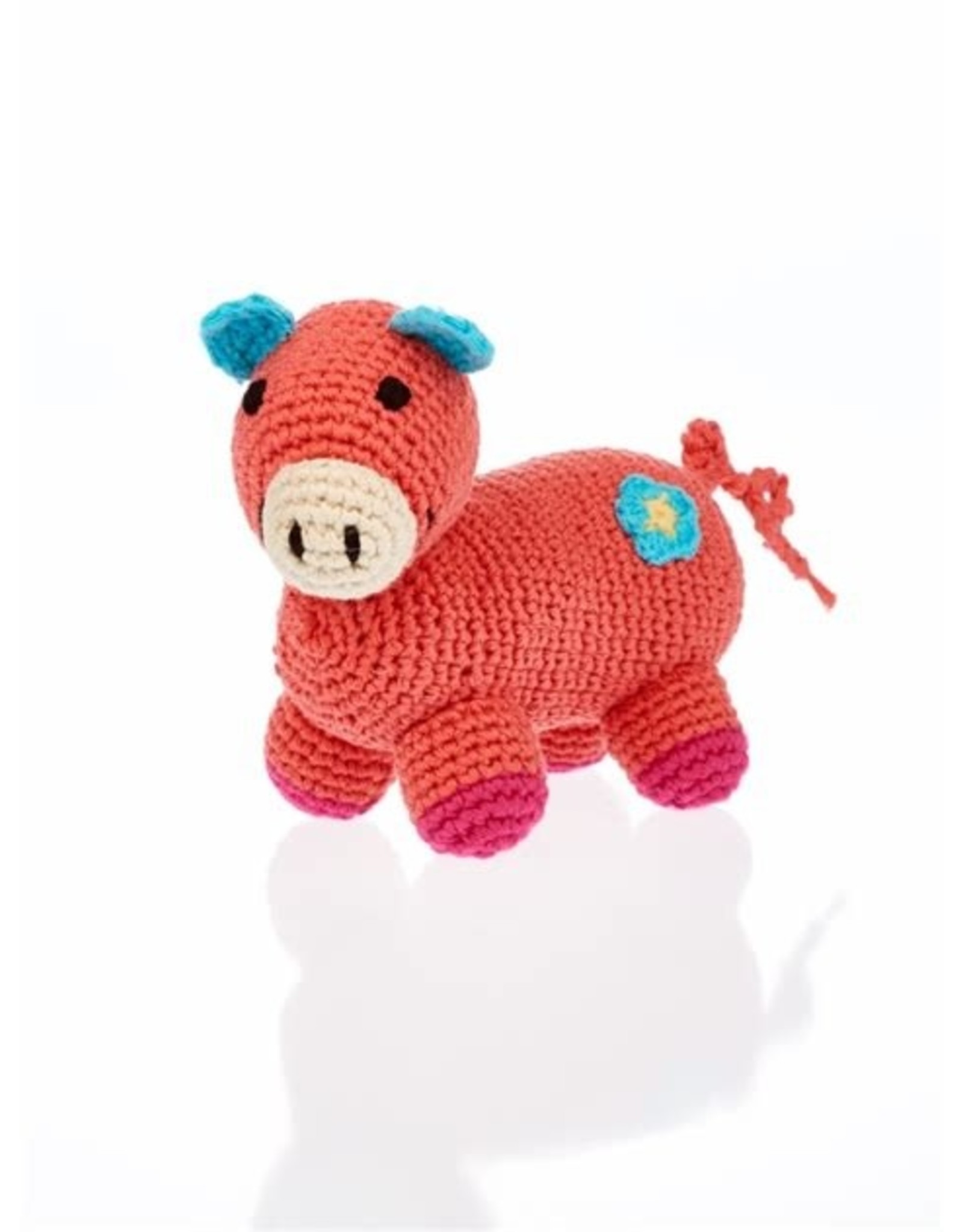 Chubby Farm Pig Rattle