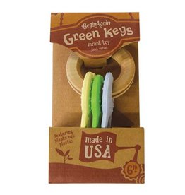 Green Keys Clutching and Teething toy