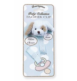 Waggles Puppy Pacifier Clip