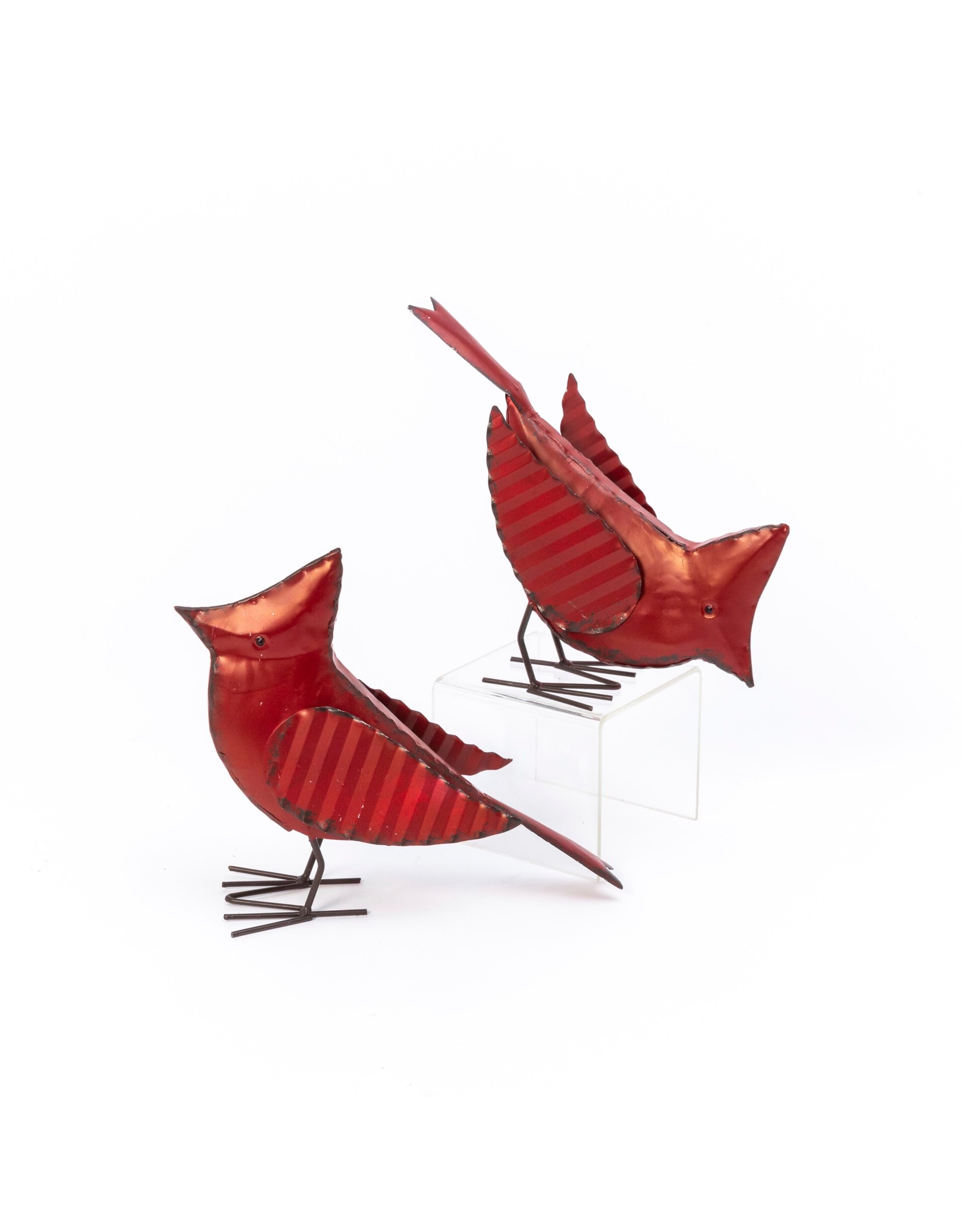 Metal Cardinal Figurine