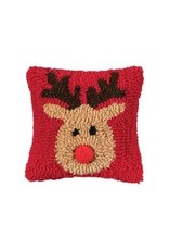 Reindeer Games Pillow-8x8