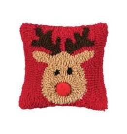 Reindeer Games Pillow-8x8
