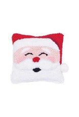 Happy Santa-Hooked 8x8 Gift Pillow