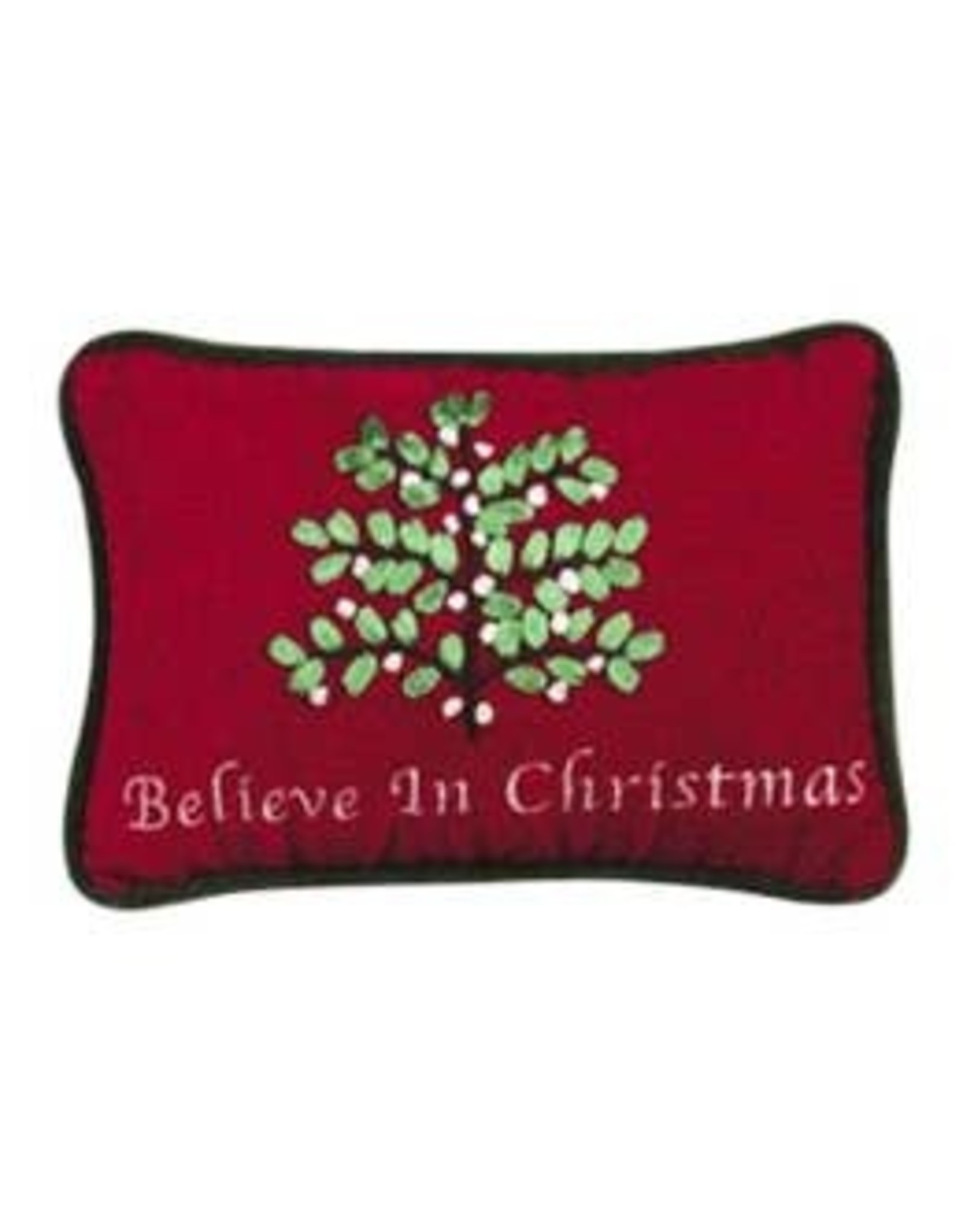 Believe In Christmas-6x9 Embroidered Pillow