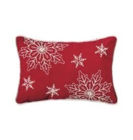 Snowy Holiday Pillow