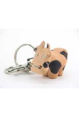 Assorted Animal Leather Key Chains