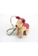Assorted Animal Leather Key Chains