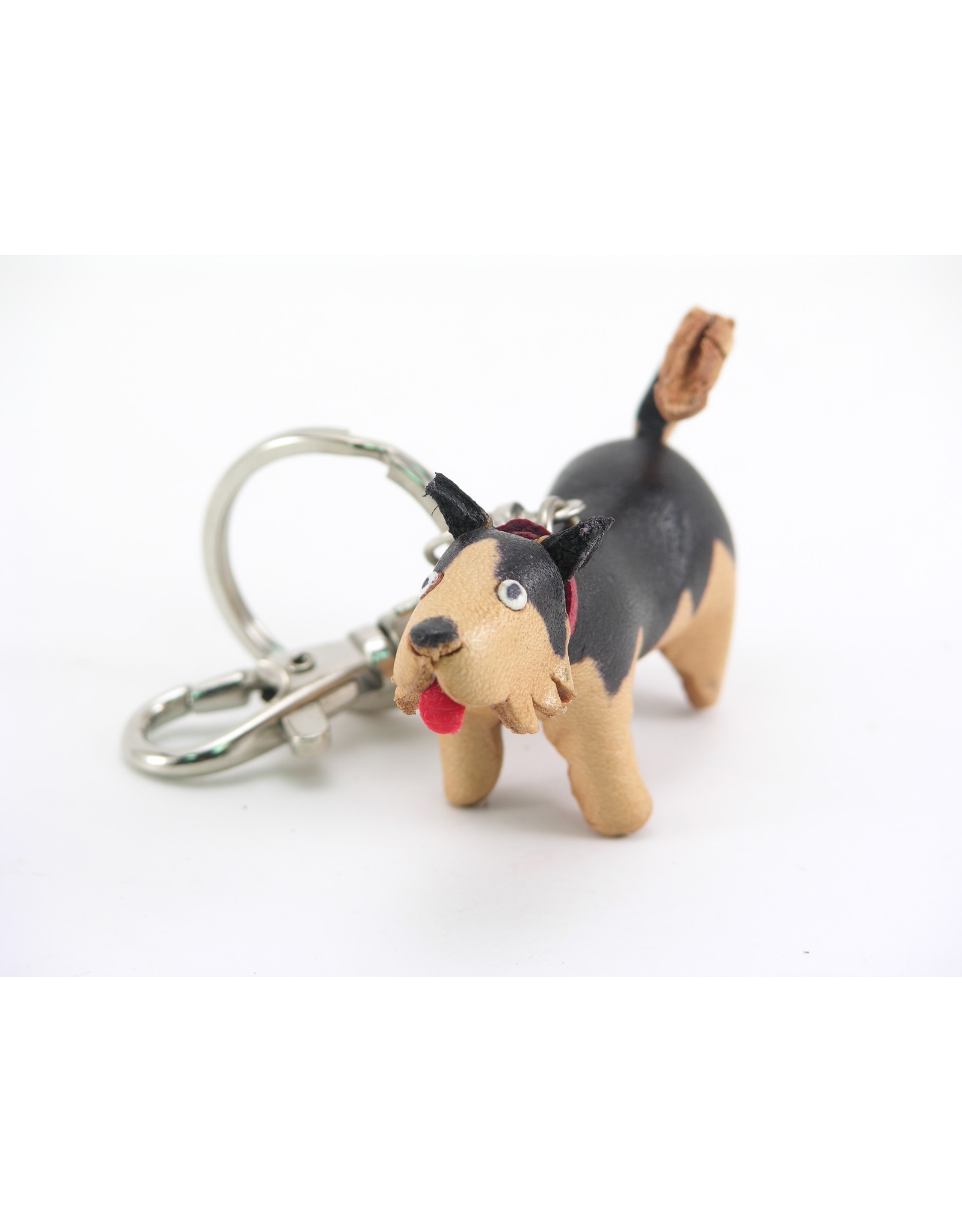 Leather Dog Key Chain - Assorted