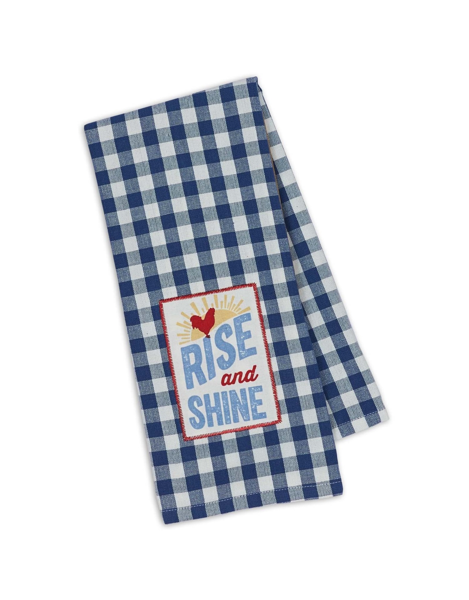 Rise and Shine - Embellished Dishtowel