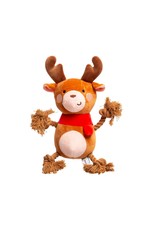 Reindeer Plush Rope Dog Toy