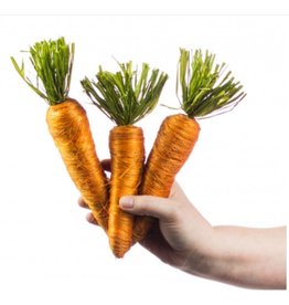Set of 3 Twine Carrot Bundles-10" H
