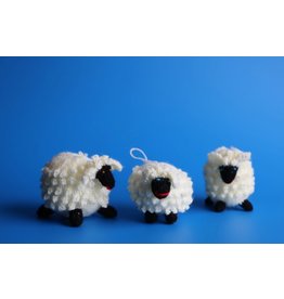 Hand Knitted Sheep Ornament