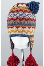 Colorful Alpaca Hat With Ear Flaps