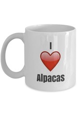 WCF Branded Products Misc I Love Alpacas Ceramic Mug