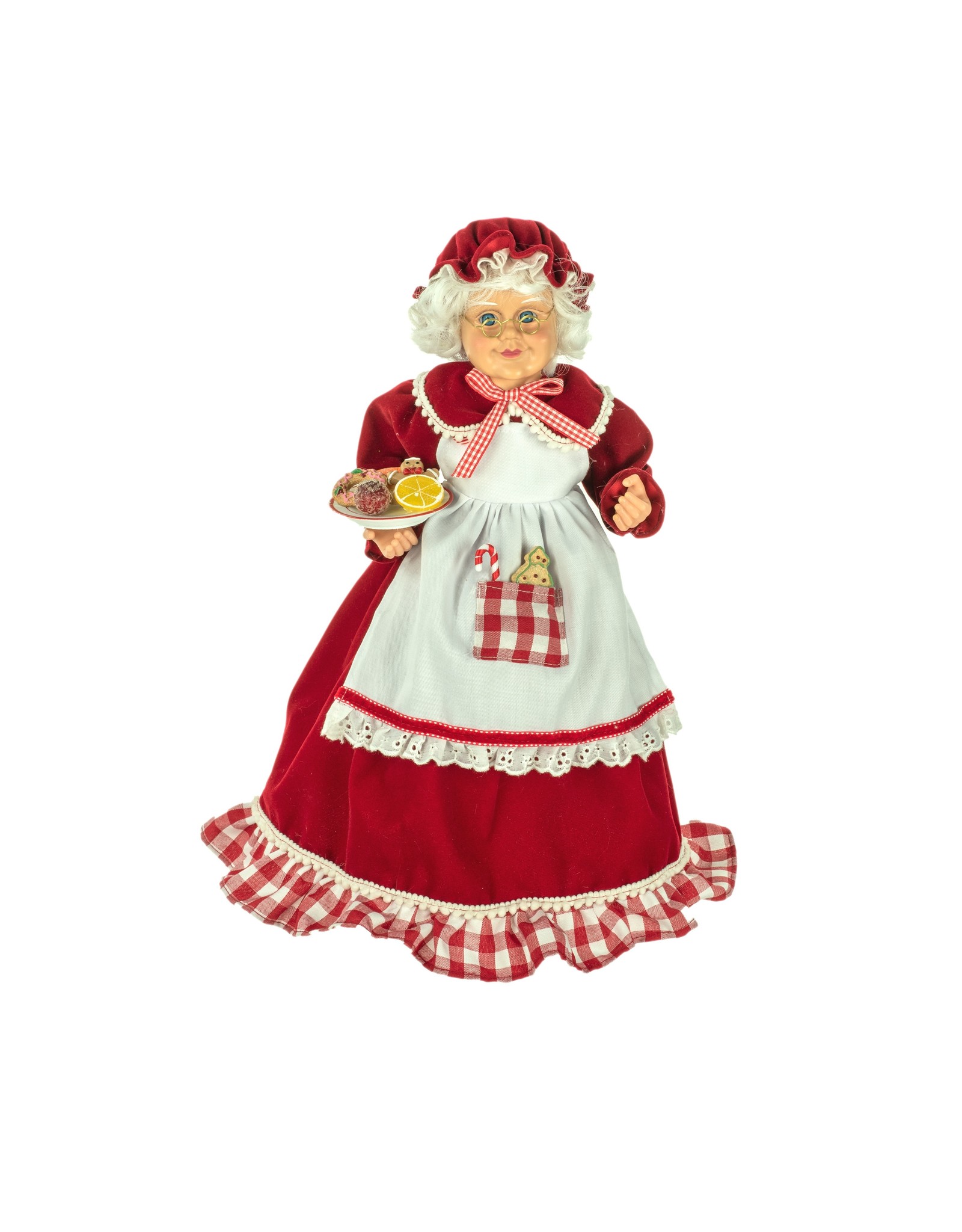 Mrs. Claus Holding Candy