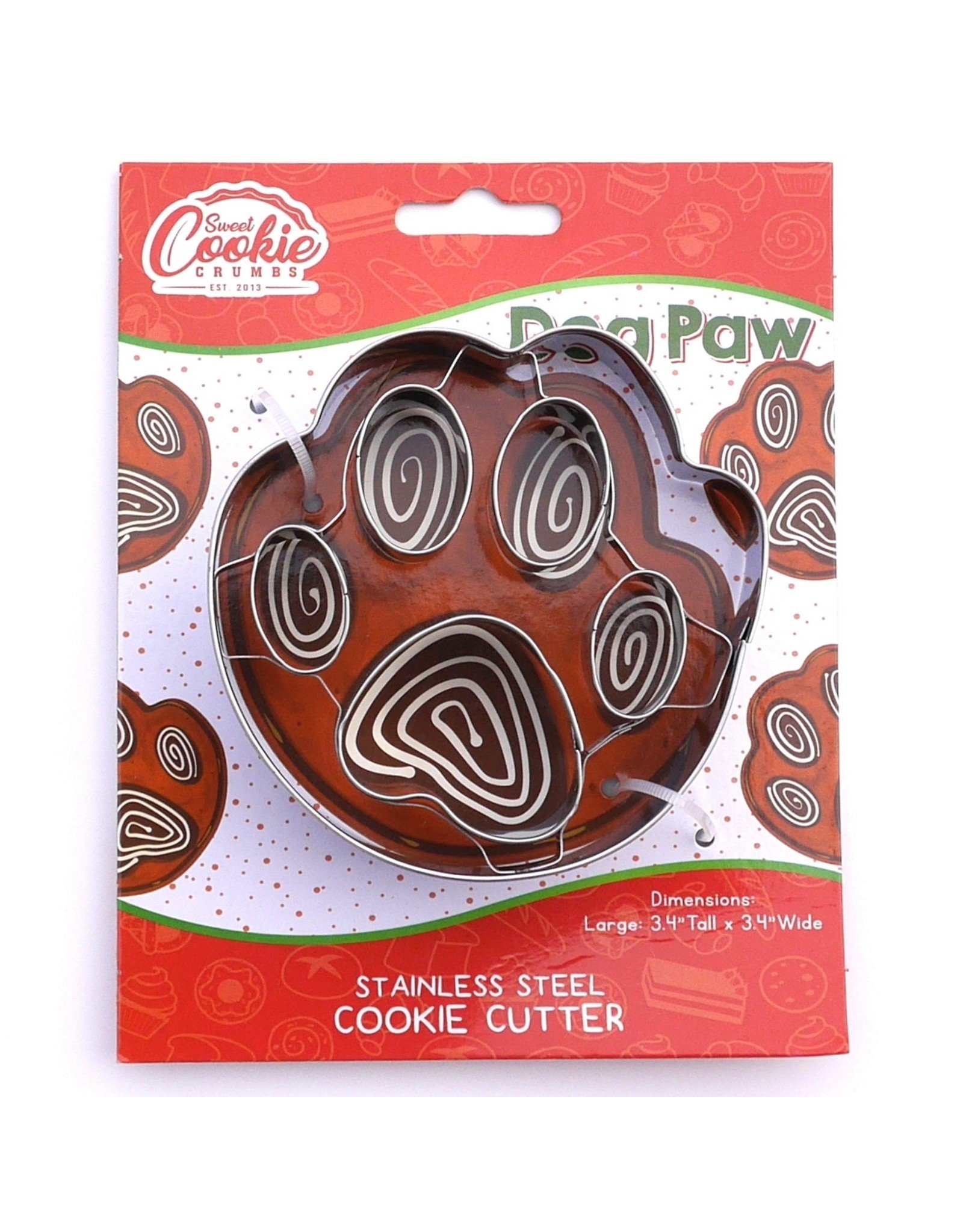cookie cutter Dog Paw Cookie Cutter